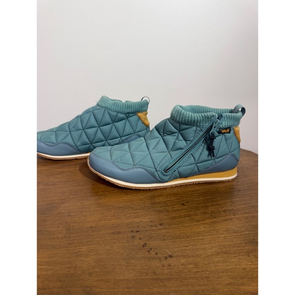 Teva Men\'s Ember‎ Moc Slip On Quilted Boots Teal Ochre Size 9/42 main image 4